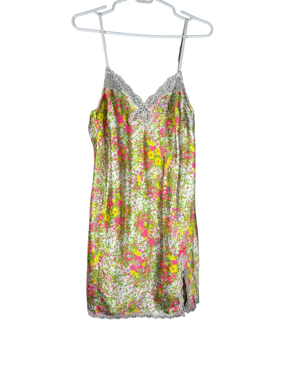Victoria’s Secret Ditsy Floral Mini Slip Dress Large